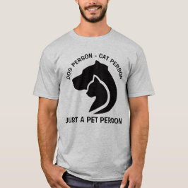 Camiseta Cão e Gato Pretos e Brancos