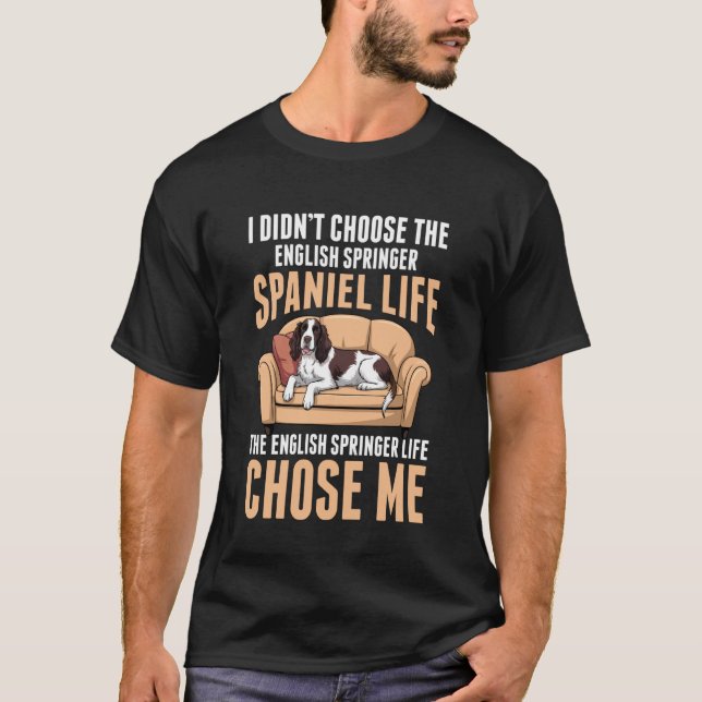 Camiseta Cão English Springer Spaniel 1 (Frente)