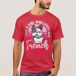 Camiseta Cão Engraçado Bulldog Francês AmantesCachorro Fran