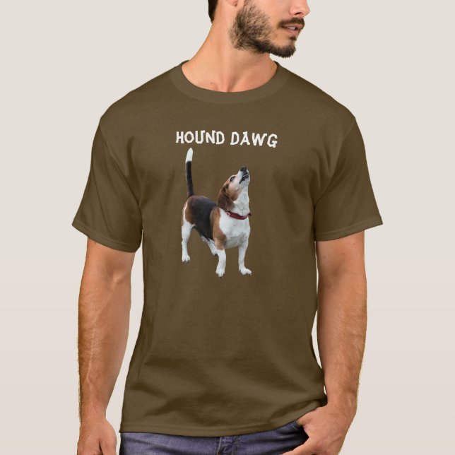 Camiseta Cão Engraçado Dawg Beagle Engraçado (Frente)