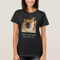 cão engraçado sorrindo com slogan de uplifting