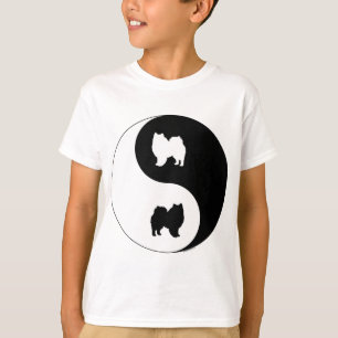 Camiseta Cão Eskimo americano Yin Yang