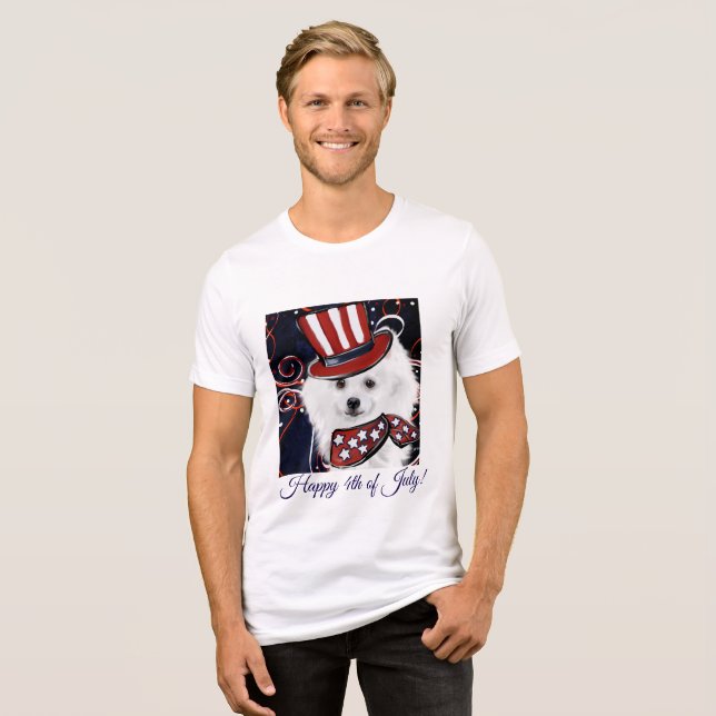 Camiseta Cão Esquimó Americano (Frente Completa)