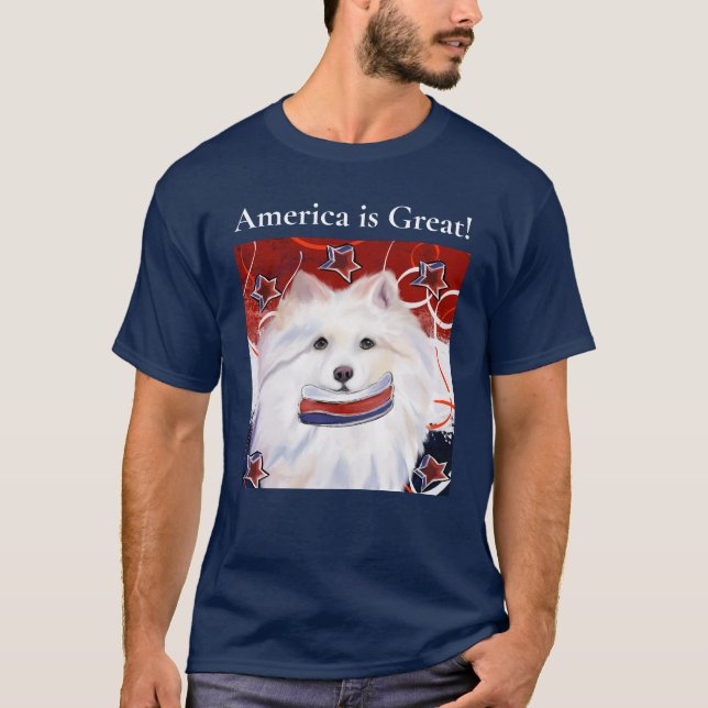 Camiseta Cão Esquimó Americano (Frente)