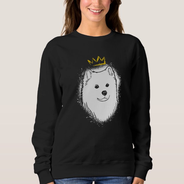 Camiseta Cão Esquimó Americano com Coroa   (Frente)