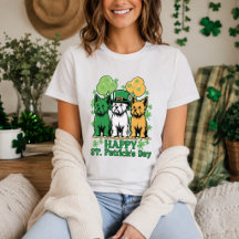 Cão Feliz Dia de São Patrício