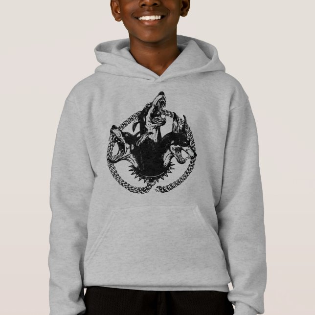 Camiseta Cão Feroz de Três Cabeças (Frente)