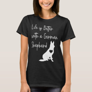 Camiseta Cão german shepherd