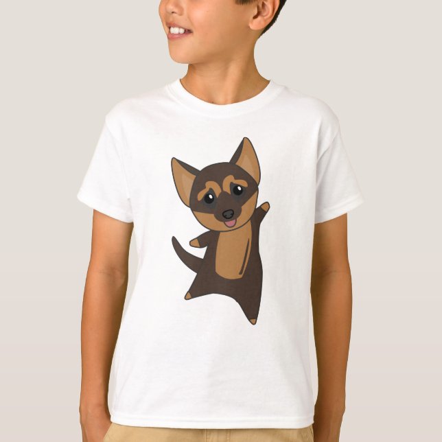 Camiseta Cão german shepherd (Frente)