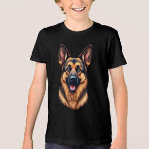 Camiseta Cão german shepherd - Amor a Cão Leal e Inteligent