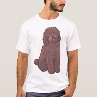 Camiseta Cão golden doodle Magia