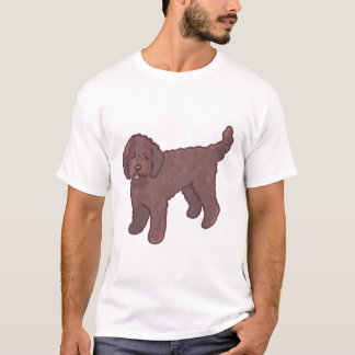 Camiseta Cão golden doodle Magia