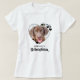 Camiseta Cão GRANDMA Cão Personalizado Cão-do-Coração Lover (Frente do Design)