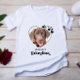 Camiseta Cão GRANDMA Cão Personalizado Cão-do-Coração Lover (Criador carregado)