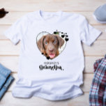 Camiseta Cão GRANDPA Personalizado Cão do Coração Lover Fot<br><div class="desc">Vovô Cão... Surpreenda seu Avô de Cachorro favorito neste Dia de os pais, Natal ou seu aniversário com esta super fofinha camiseta personalizada. Personalize esta camisa do avô de cachorro com as fotos favoritas do seu cachorro, e o nome. Esta camisa de vovô de cachorro é uma obrigação para amantes...</div>