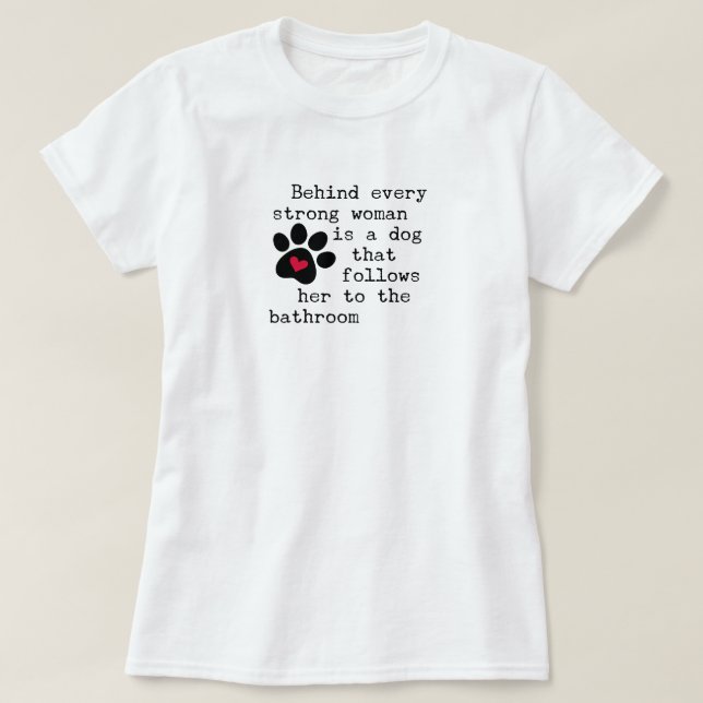 Camiseta Cão Humor Cão - Cão Cachorro (Frente do Design)