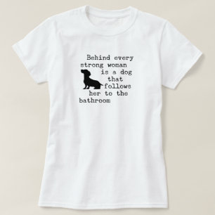 Camiseta Cão Humor Citado - Dachshund