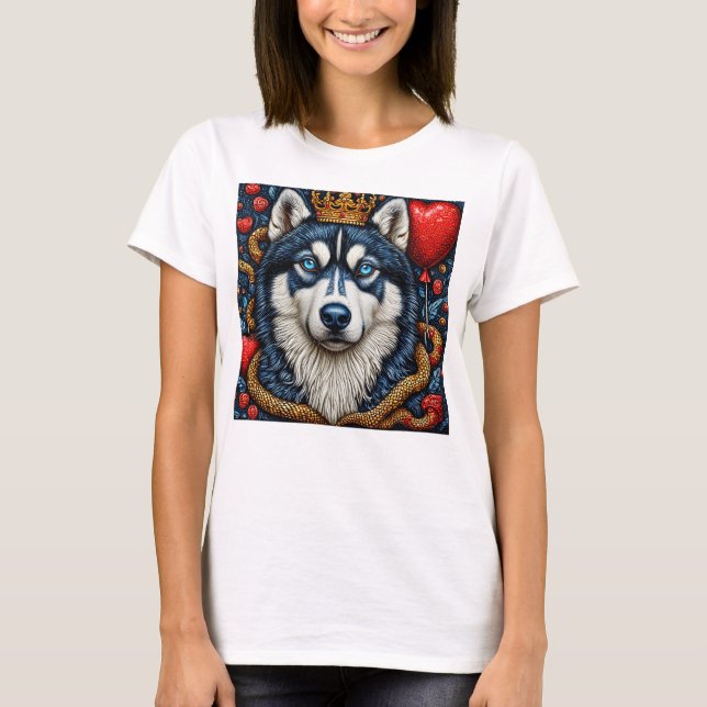 Camiseta Cão Husky (Frente)