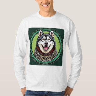 Camiseta Cão Husky