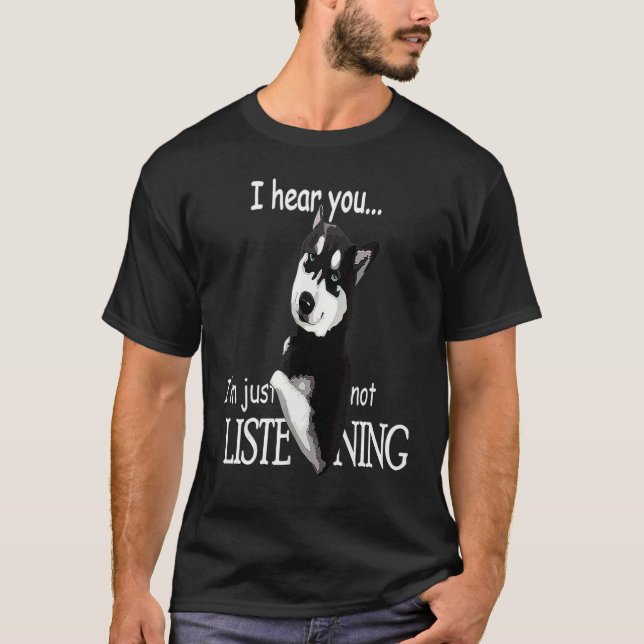 Camiseta Cão Husky Siberiano Cão Husky (Frente)