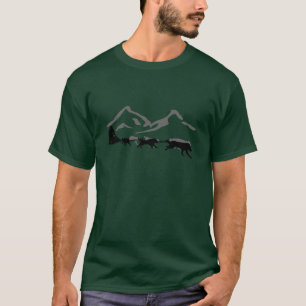 Camiseta Cão Husky trenó Yukon Quest Alasca