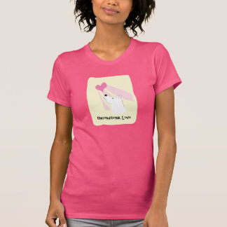 Camiseta Cão incondicional do amor - tanque cor-de-rosa