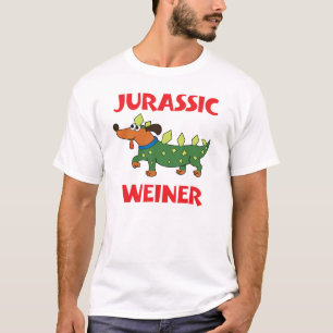 Camiseta Cão jurássico engraçado do dinossauro do cão d