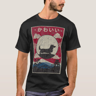 Camiseta Cão Kawaii, Design japonês, de longa distância