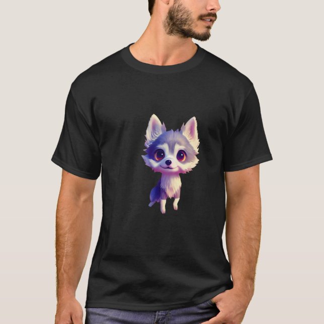 Camiseta Cão Klee Kai do Alasca  Klee Kai do Alasca (Frente)