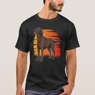Camiseta Cão Labrador Retriever Pôr do Sol 36