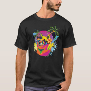 Camiseta Cão legal Retro Vintage Cão Animal Shiba Inu Shiba