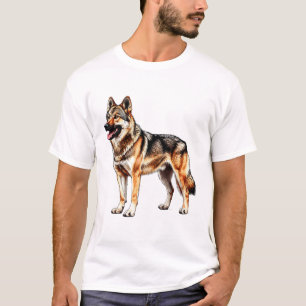 Camiseta Cão Lobo Checoslovaco