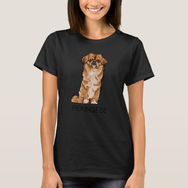 Camiseta Cão Louco Pequinês (Frente)