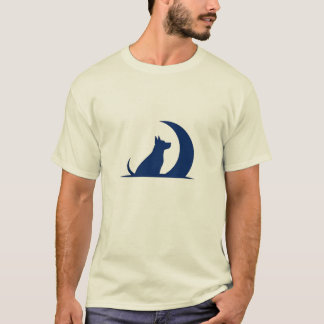 Camiseta cão lunar