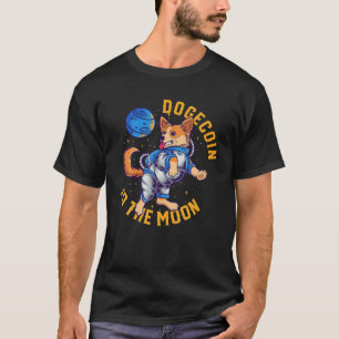 Camiseta Cão-Memória Cripto-Moon HODL-Moon