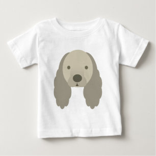 CAMISETA CÃO MUITO DOCE DO CACHORRINHO DE KAWAII COCKER