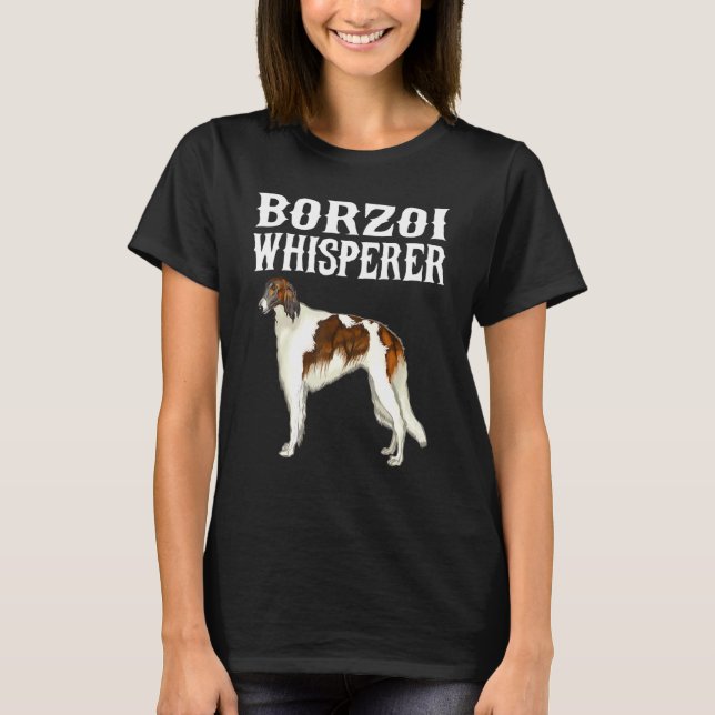 Camiseta Cão Murmurador Borzoi (Frente)