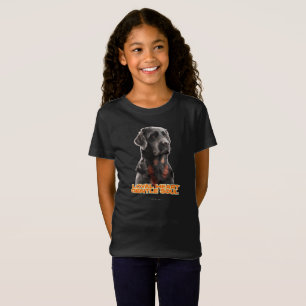 Camiseta Cão Negro Elegante - Arte Pet Realista