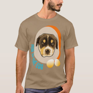 Camiseta cão no ovo 126