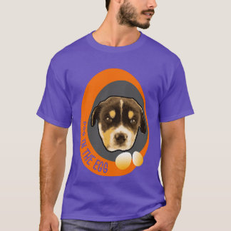 Camiseta cão no ovo 130