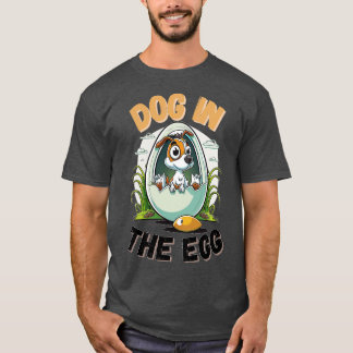 Camiseta cão no ovo 2023