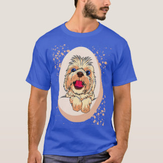 Camiseta cão no ovo 302