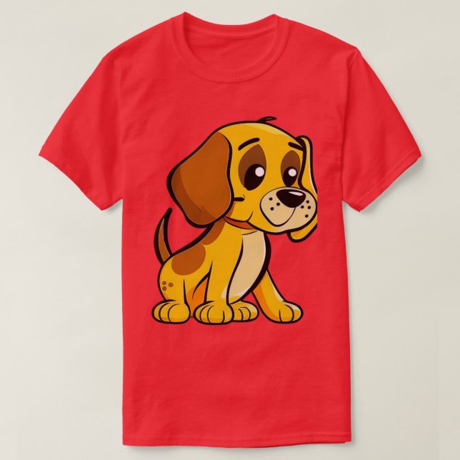 Camiseta Cão no Ovo de Páscoa (8) (Frente do Design)