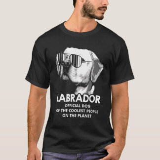 Camiseta Cão Oficial Do Labrador Do Laboratório De Pessoas