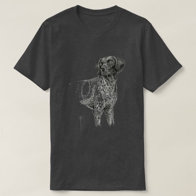 Camiseta Cão Orgulhoso (Frente do Design)