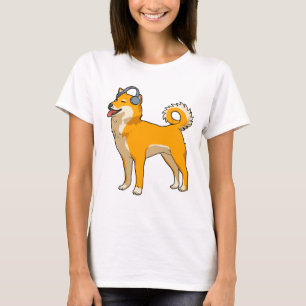 Camiseta Cão ouvindo música