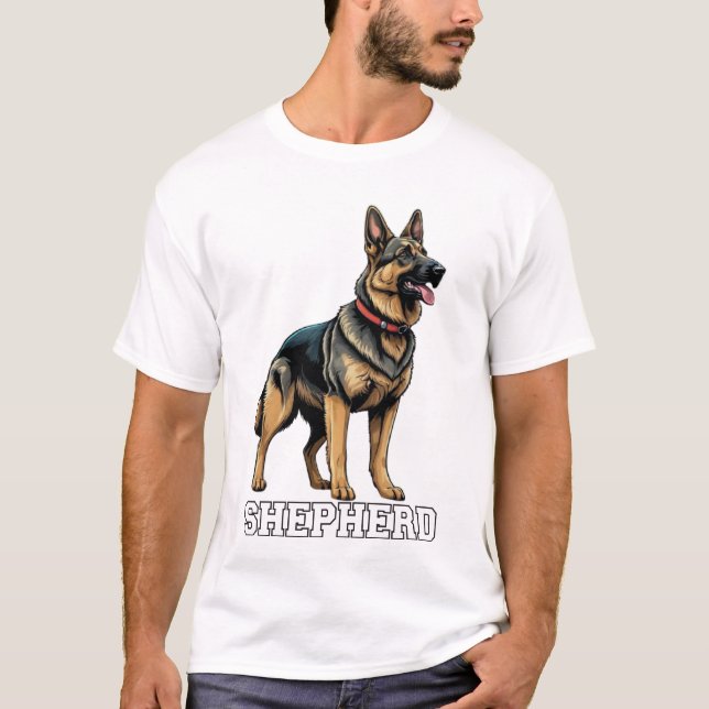 CAMISETA CÃO PASTOR (Frente)
