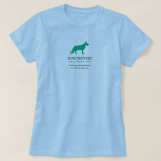 Camiseta Cão Pastor Alemão Dogtrovert