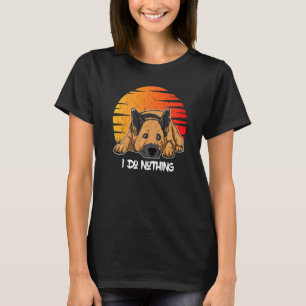 Camiseta Cão Pastor Alemão Gsd Pôr do Sol 4