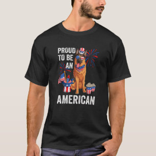 Camiseta Cão Pastor Alemão Orgulhoso Por Ser Um Americano 4